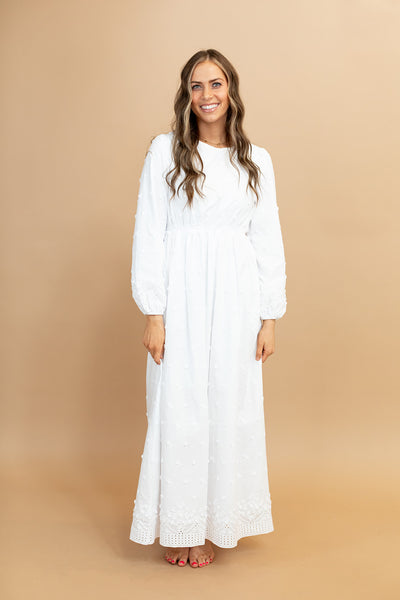 Bonnie Eyelet Temple Dress