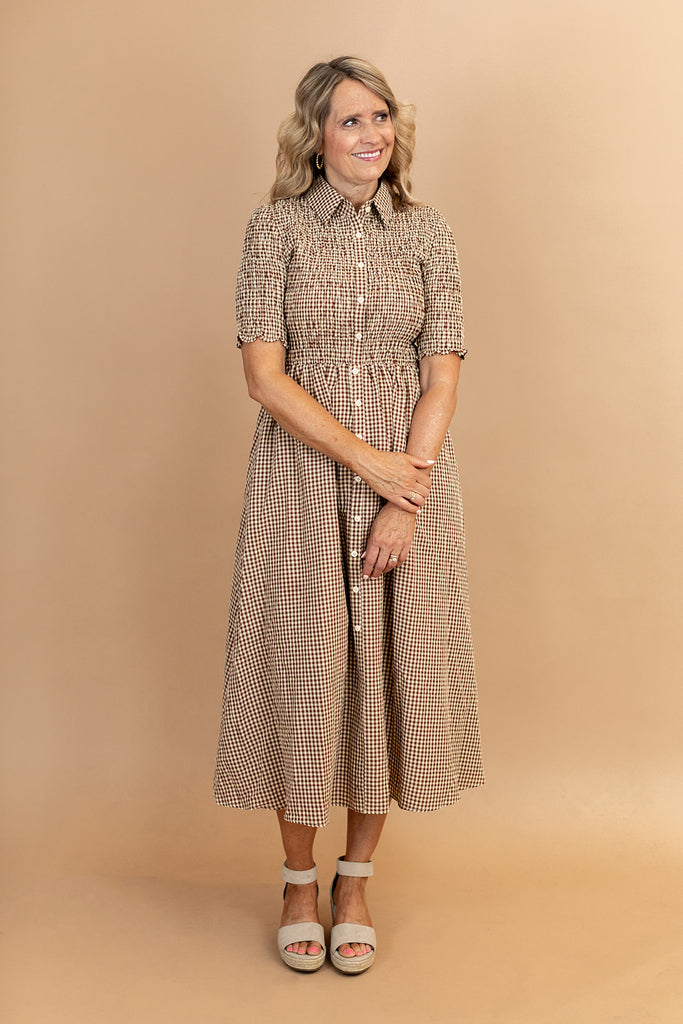Bobbie Gingham Dress