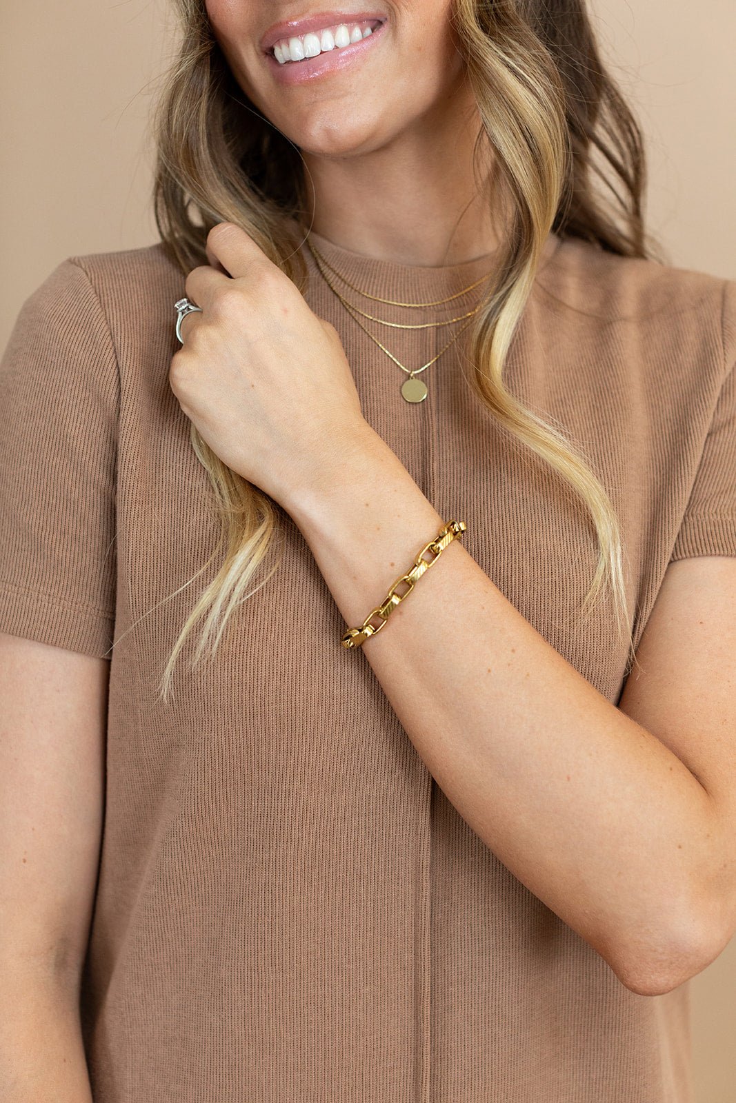 Chunky Box Chain Bracelet