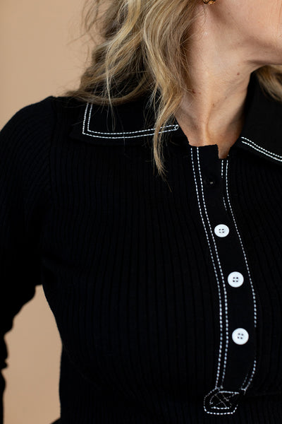 Jayda Top in Black