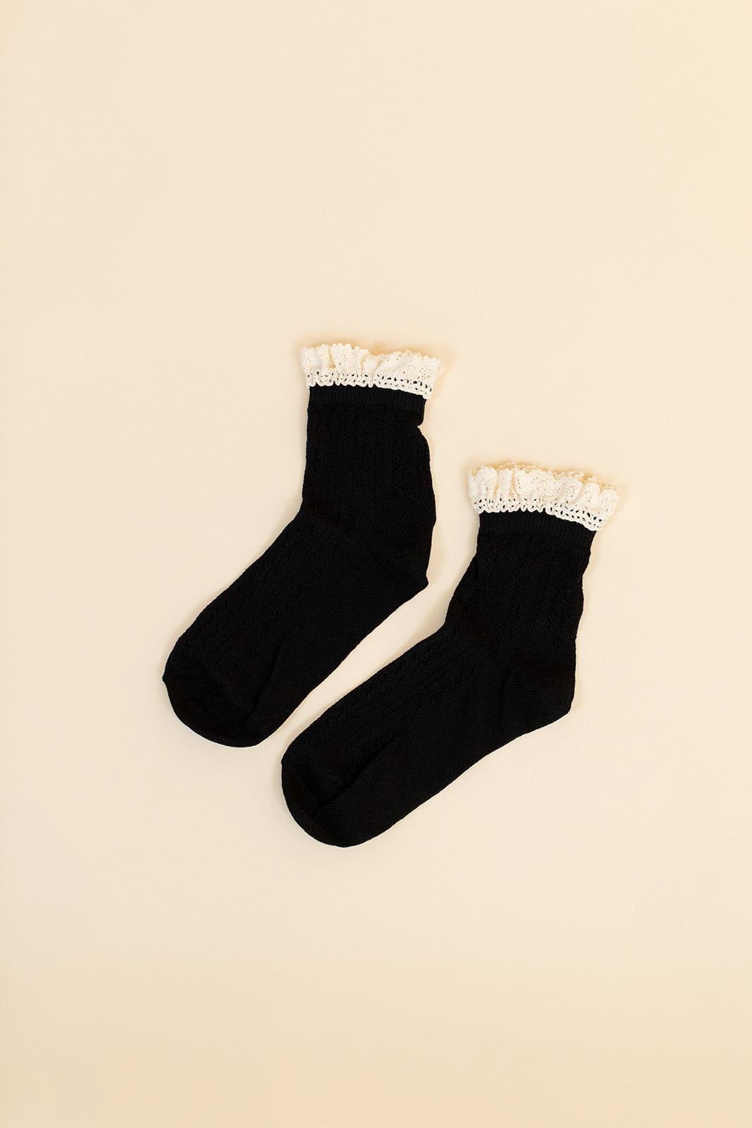 Net Pointelle Socks