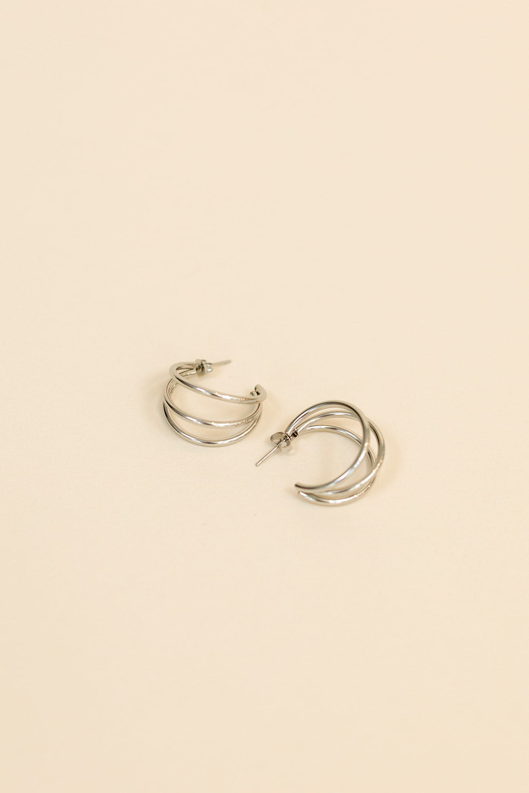Silver Hoops
