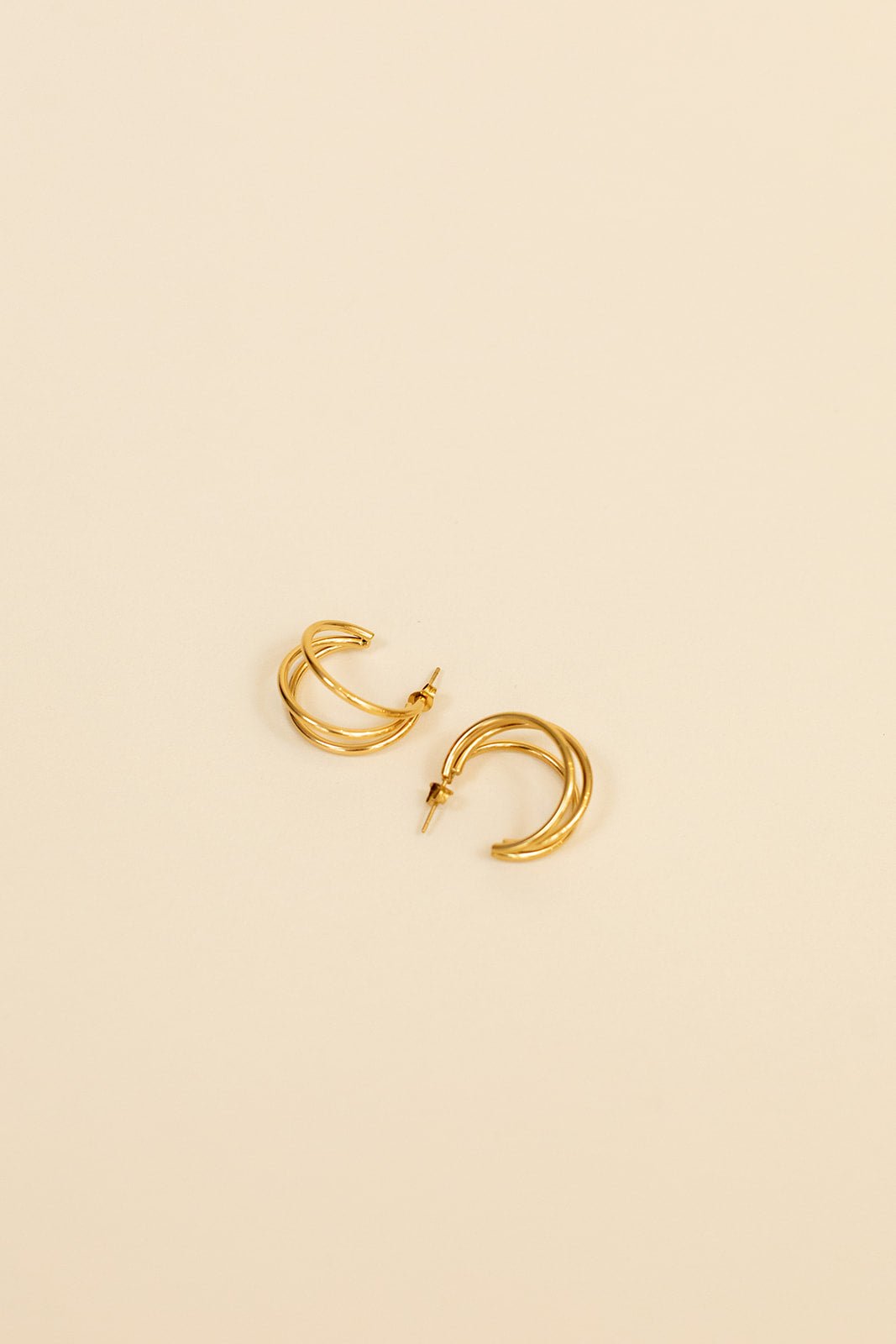 Gold Hoops — Brooklyn Blush, Draper Utah