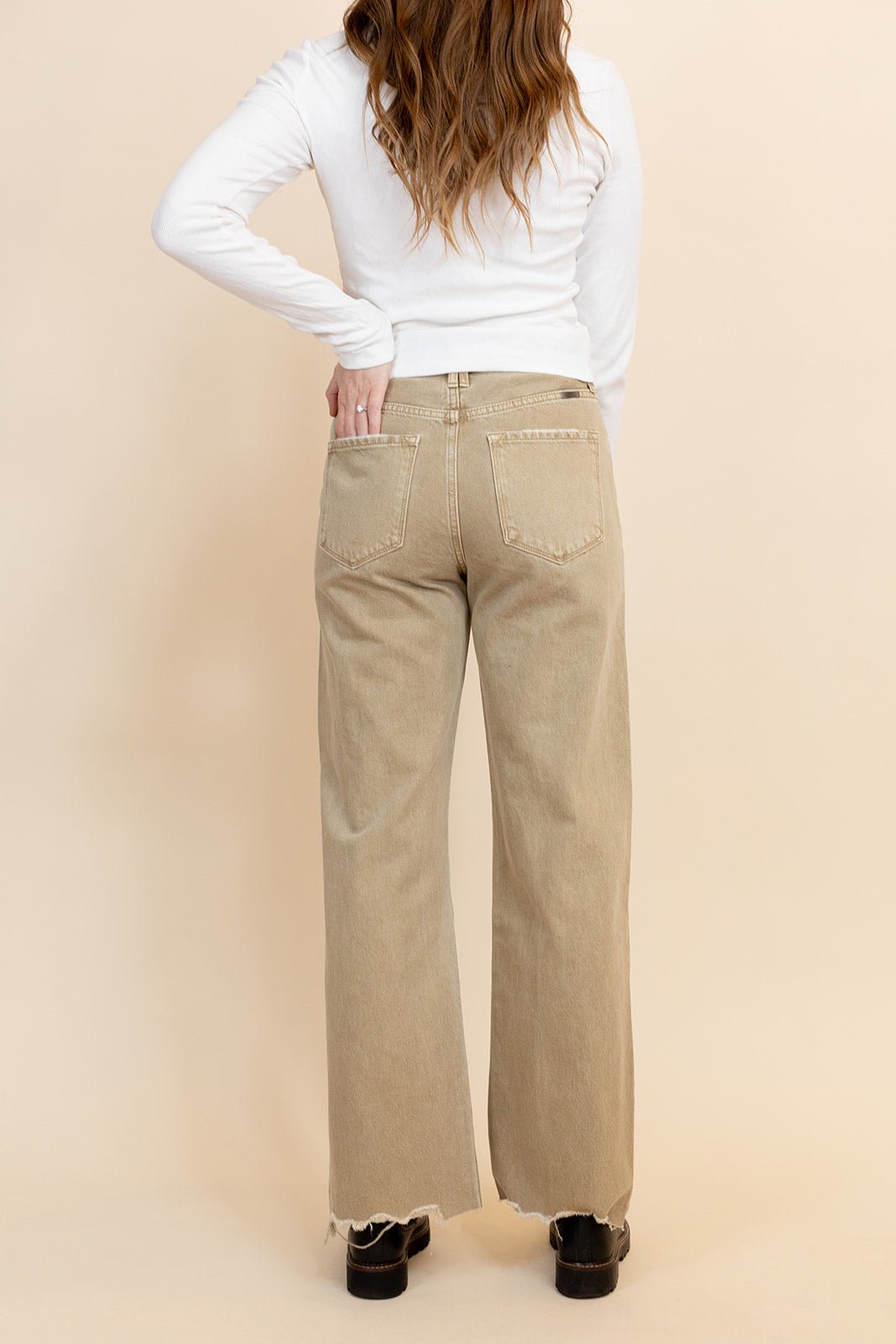 Dylan High Rise Brown Jeans