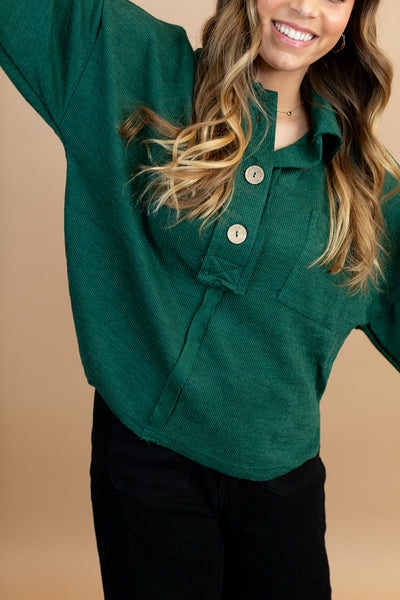 Payton top (Forest Green)
