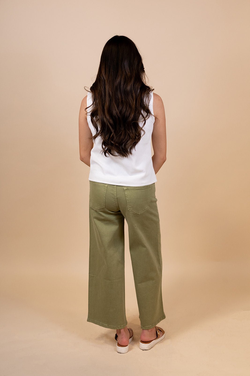 Olivia Crop Wide Pant