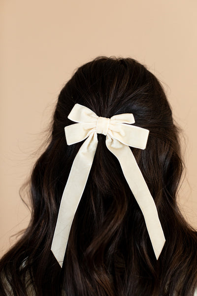 Cream Bow