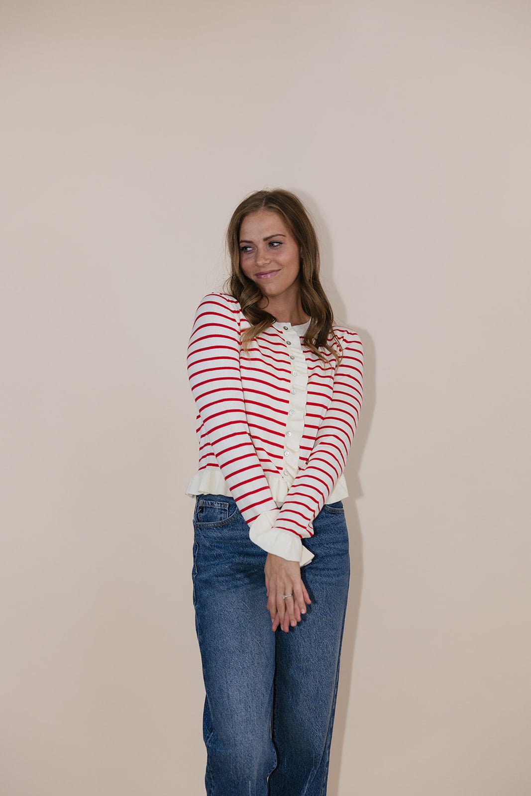 Amaya Ruffle Sweater