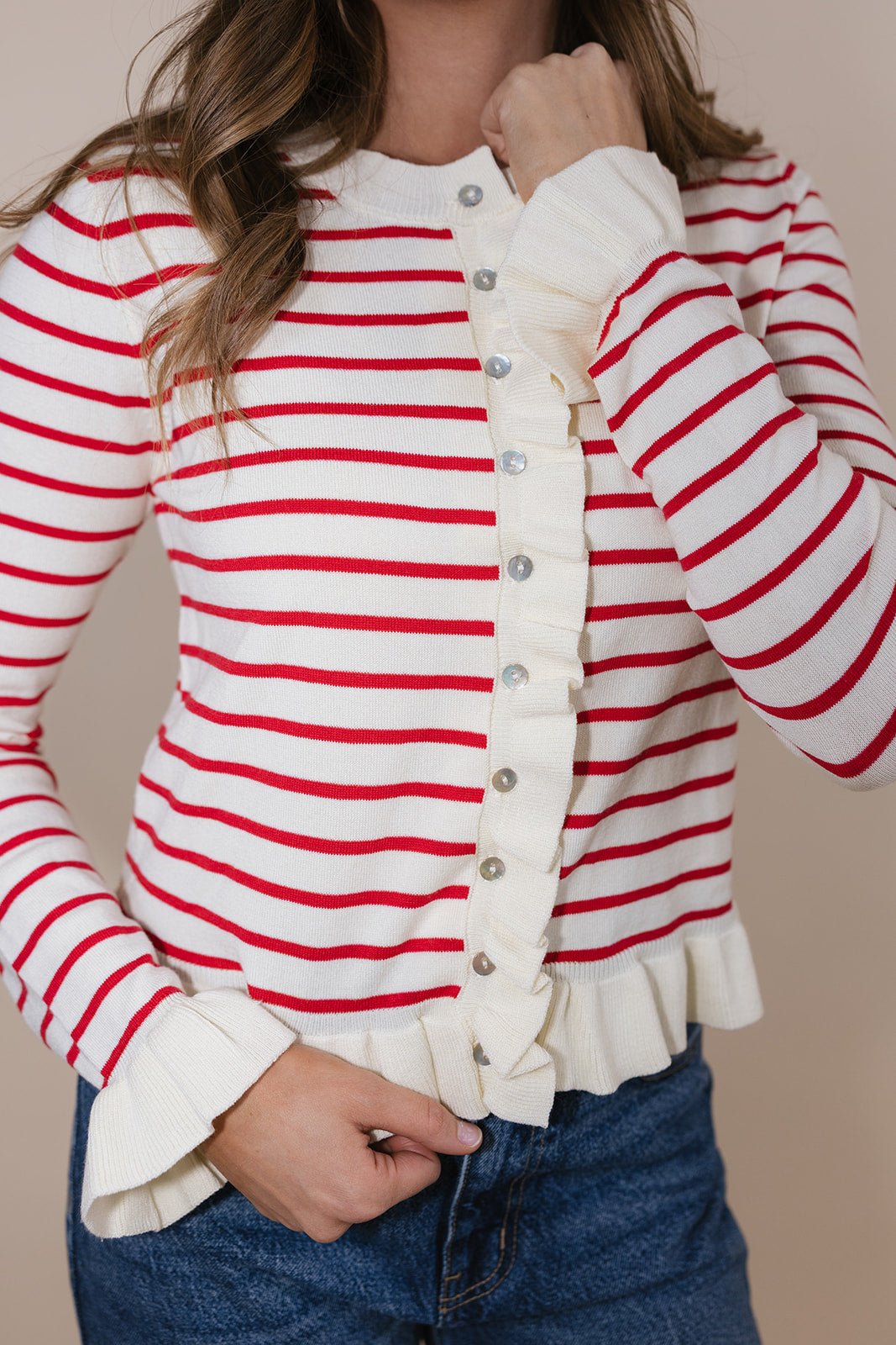 Amaya Ruffle Sweater