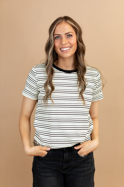 Weslie Stripe Tee