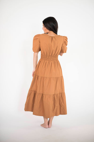 Phoenix Dress in Mocha