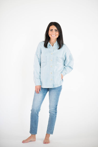 Kellan Striped Shacket