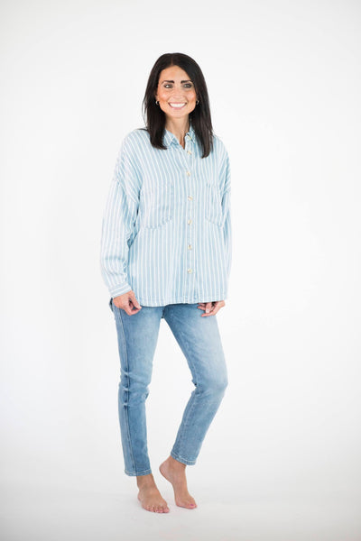 Kellan Striped Shacket