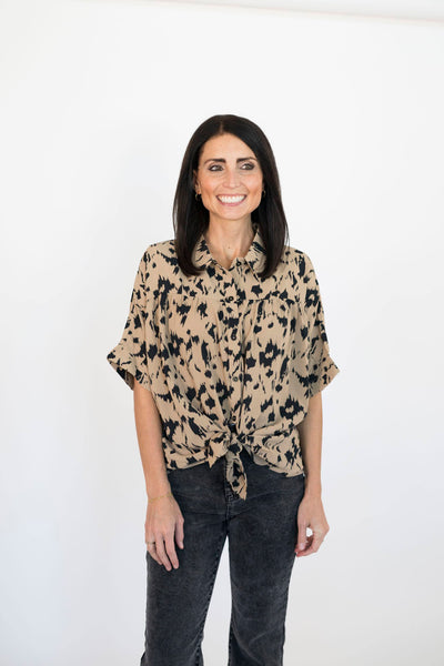 Lark Abstract Blouse