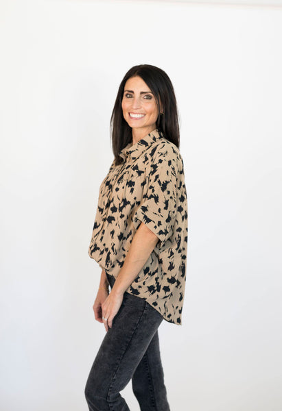 Lark Abstract Blouse