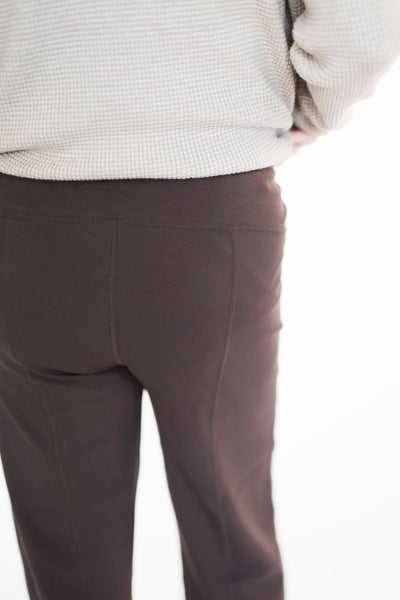 Dean Scuba Pants in Dark Chocolate