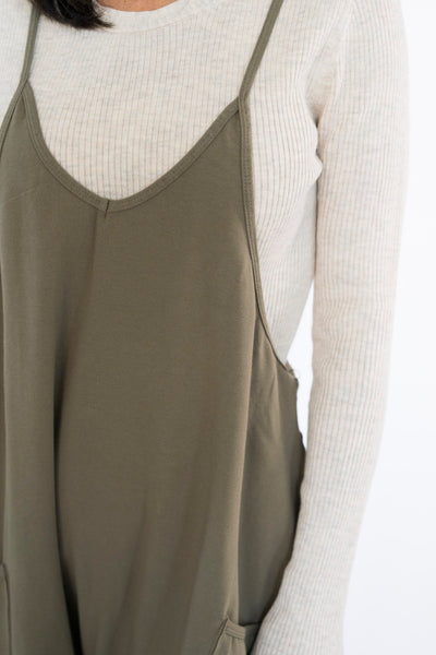 Gavin Jumpsuit in Olive