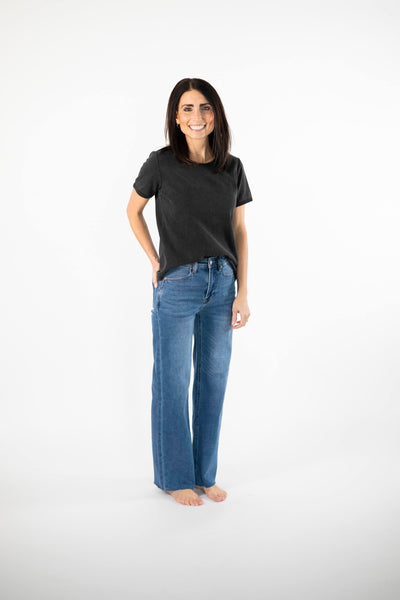 Gracie Washed Ribbed Top