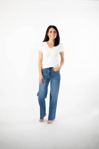 Emelia Cinched Top in White