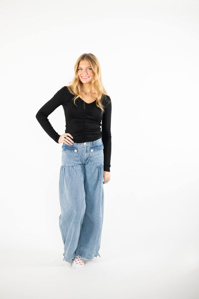 Preslie Top in Black