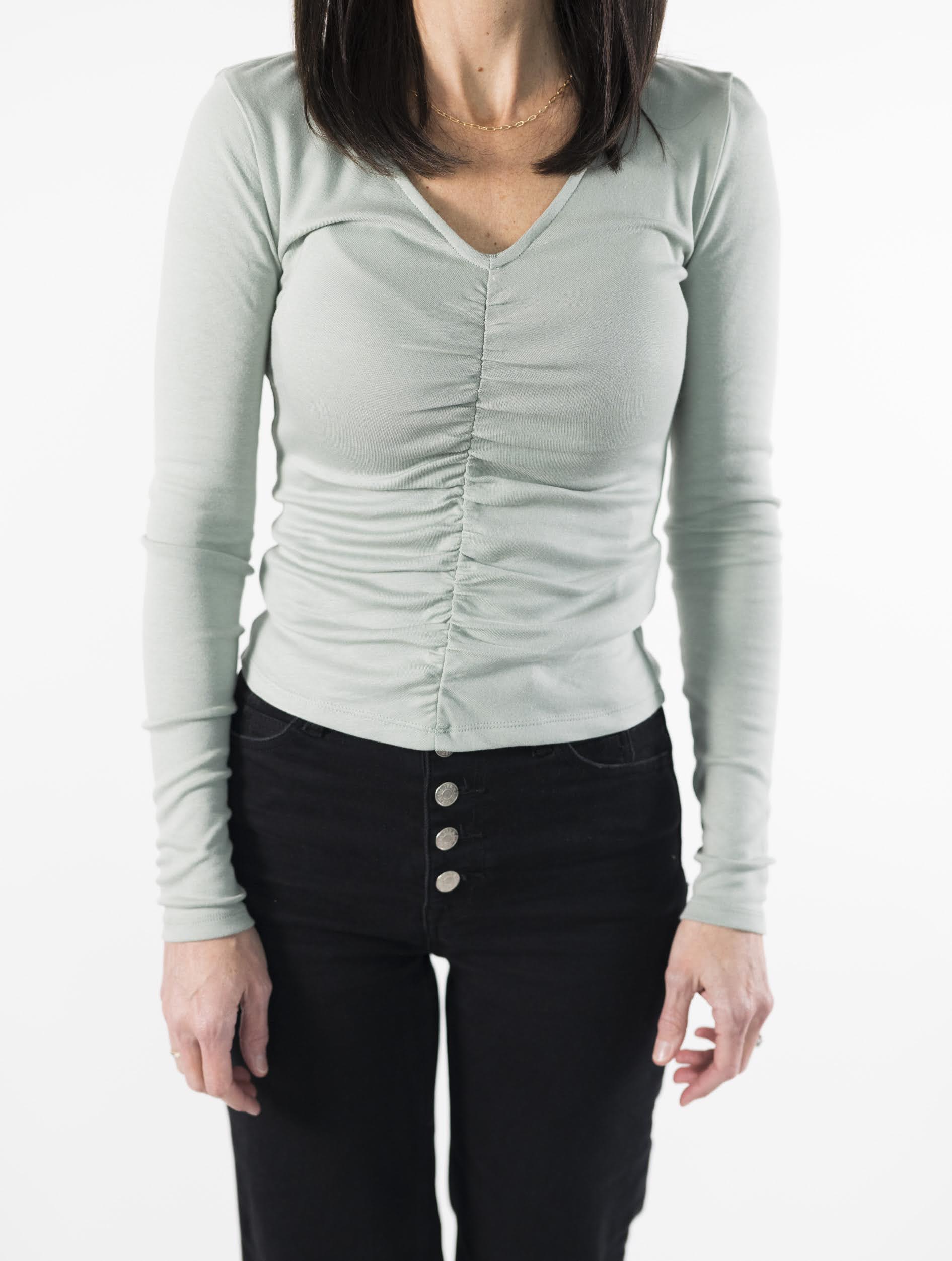 Preslie Top in Green