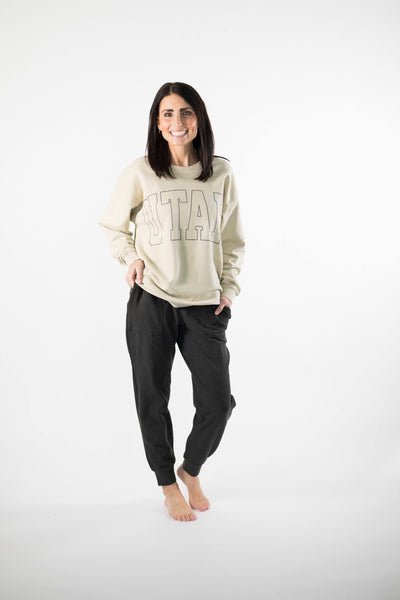 Crissy Jogger in Soft Black