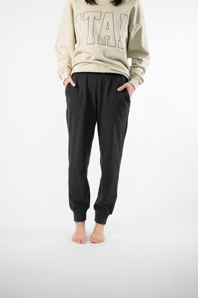 Crissy Jogger in Soft Black