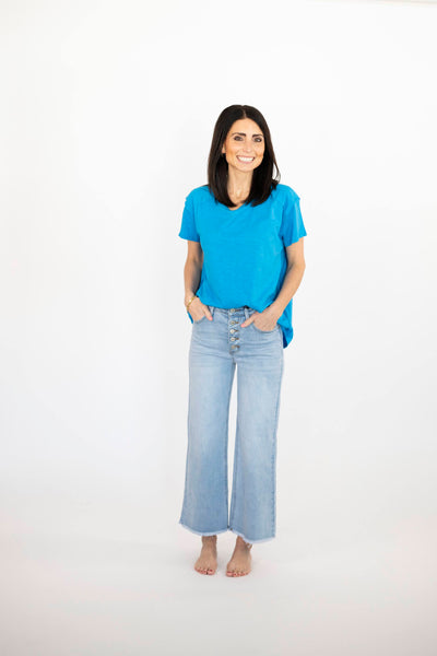Sally Tee in Blue