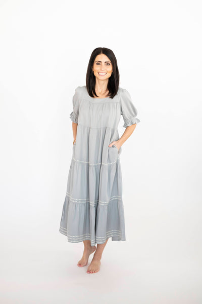 Sasha Embroidered Dress