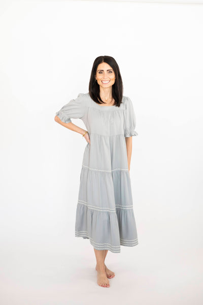 Sasha Embroidered Dress
