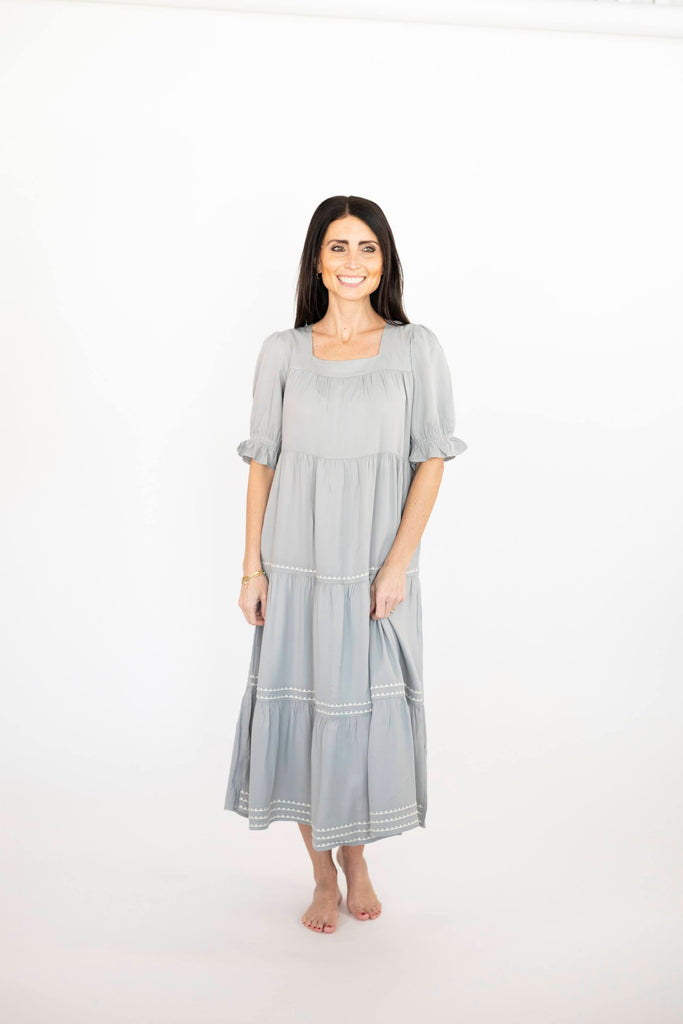 Sasha Embroidered Dress