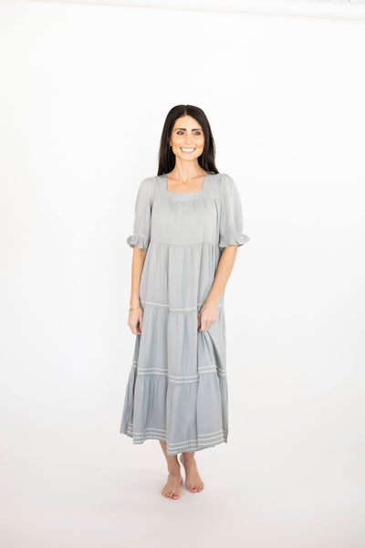 Sasha Embroidered Dress