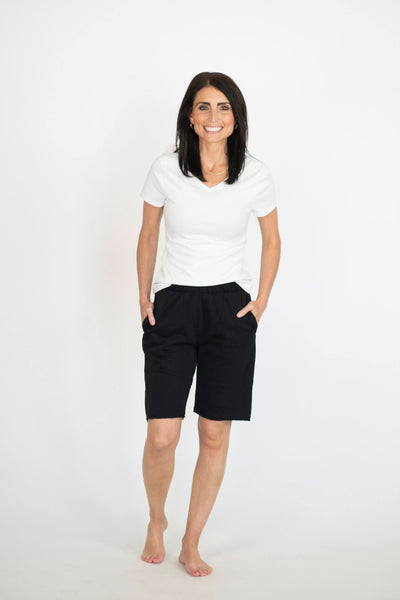 Terra V Neck Tee in White