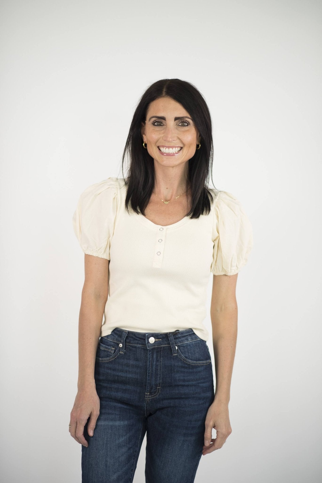 Arleth Puff Sleeve Top — Brooklyn Blush women's boutique, Draper Utah