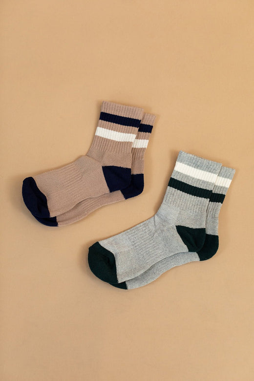 Women's Crew Socks — Brooklyn Blush, Draper Utah