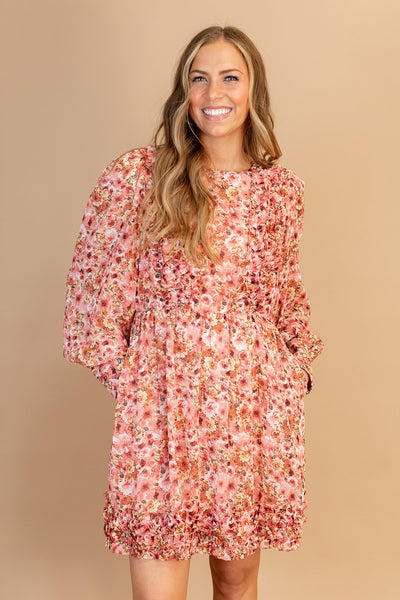 Alisa Floral Print Dress