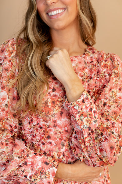Alisa Floral Print Dress