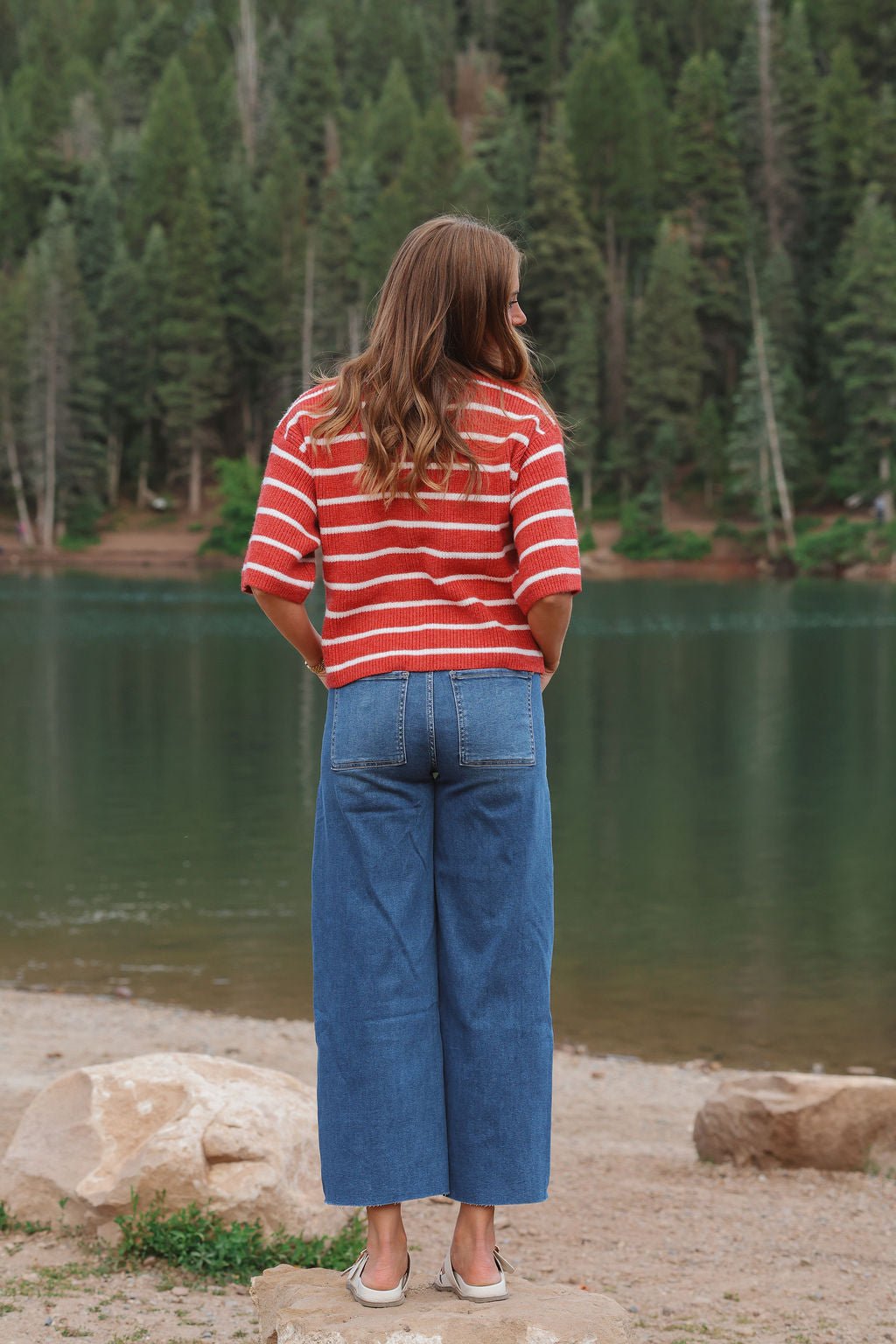 Alix Cardigan in Red