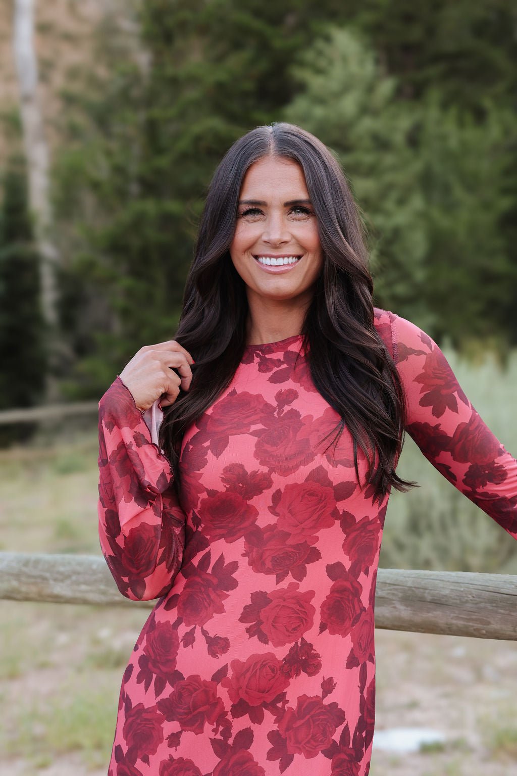 Ashlyn Dress in Red