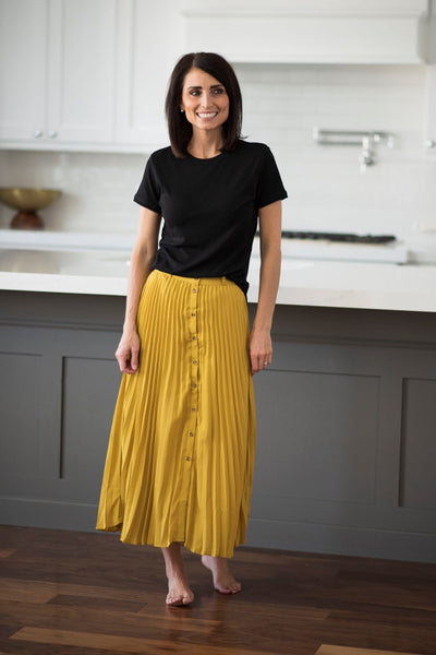 Eisley Ribbed Top in Black