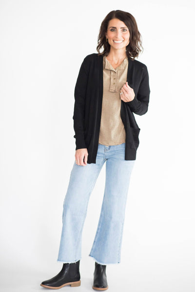 Rhea High Rise Cropped Jeans in Light Denim