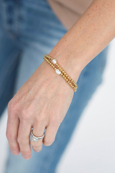 Beaded Pearl Bracelet