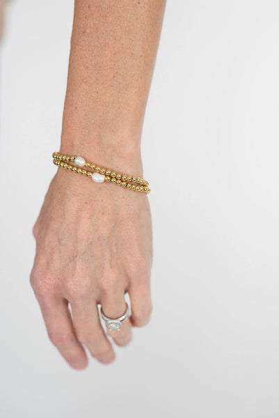 Beaded Pearl Bracelet