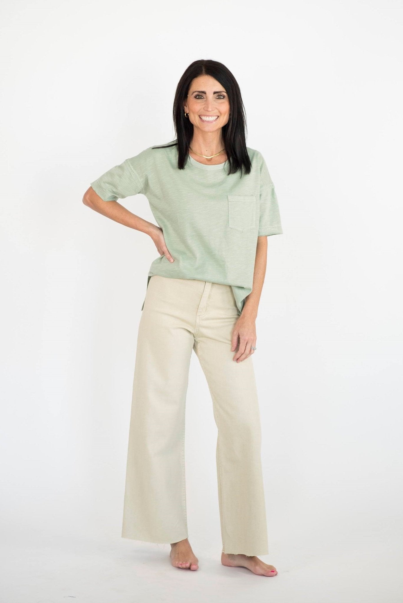 Julena Pants in Beige