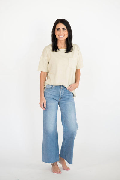 Carolina Tee in Greige