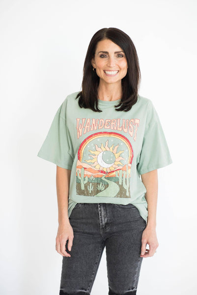 Wanderlust Oversized Tee
