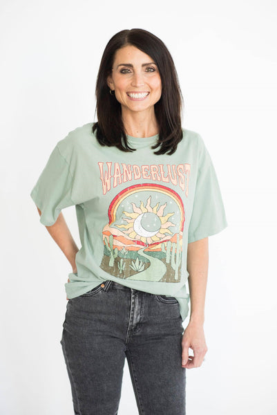 Wanderlust Oversized Tee