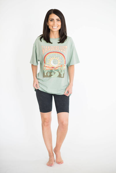 Wanderlust Oversized Tee