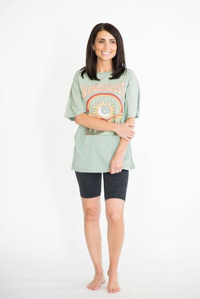 Wanderlust Oversized Tee