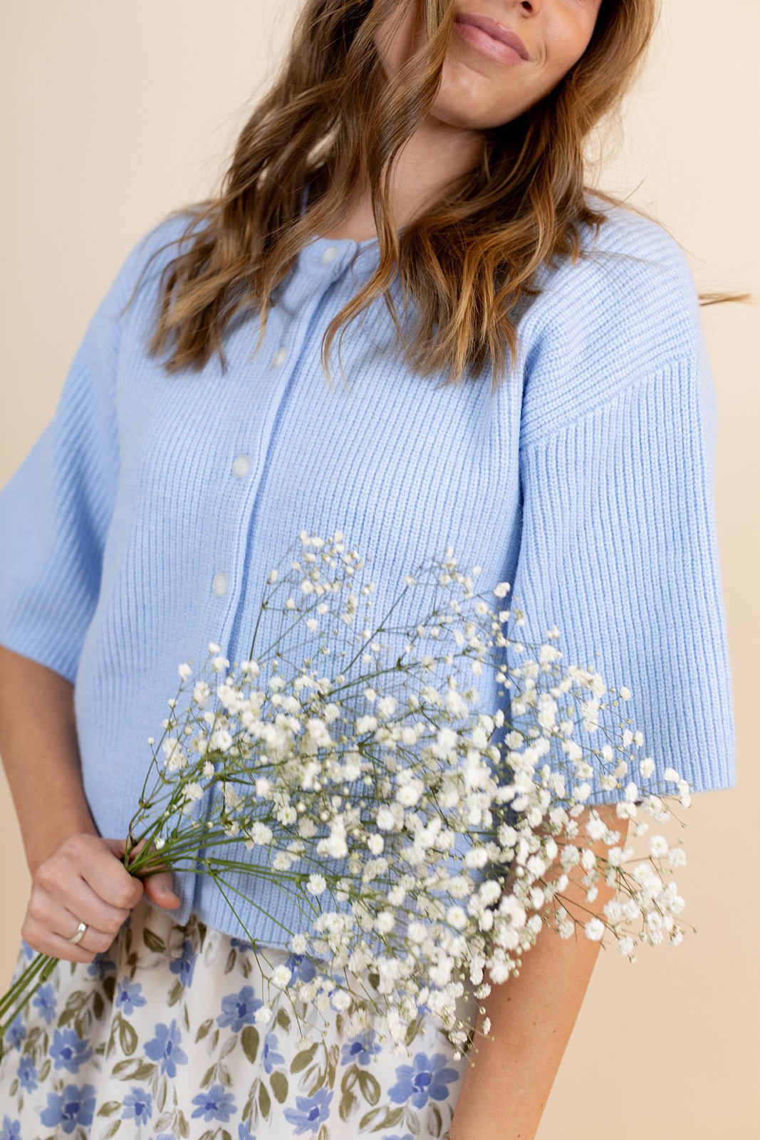 Alix Cardigan in Blue